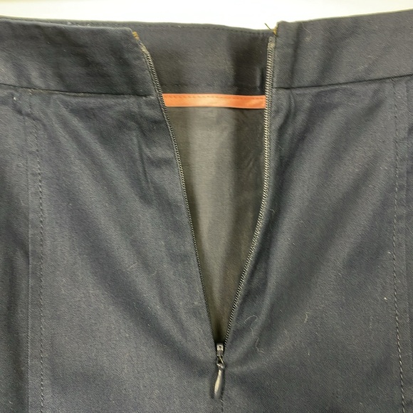 J Crew Career Straight Pencil Skirt Lined Pleated Back Hem Zip Closure Women 4 - Picture 11 of 12